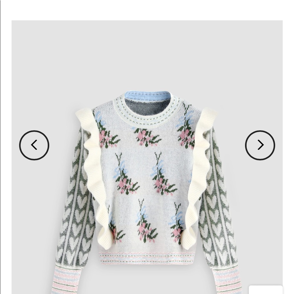 Cider sweater, new with tags, true to size, cropped!